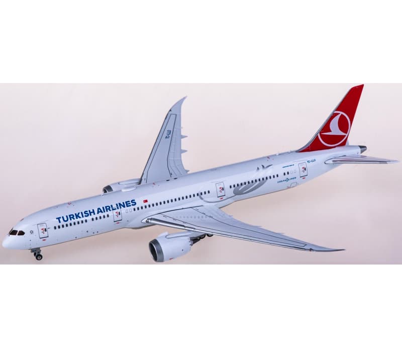 Geminijets Turkish Airlines Boeing 787-9 TC-LLO 1:400 Aircraft Pre-built  Airliner Model Display