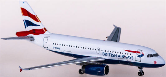 エアロクラシックス ブリティッシュ・エアウェイズ エアバス A319 G-EUPZ 1:400 飛行機 組み立て済み旅客機モデル ディスプレイ