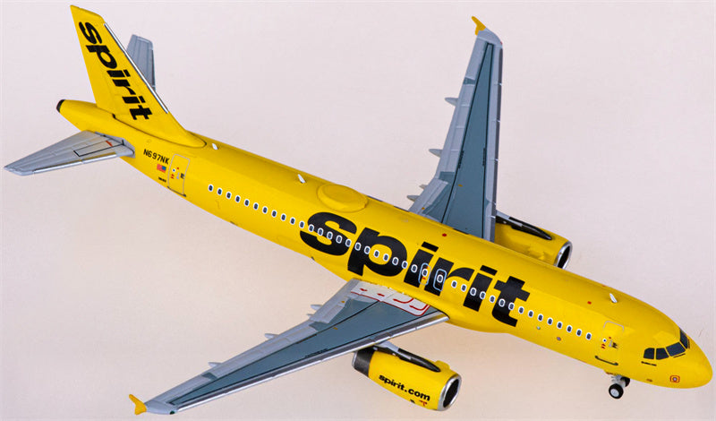 NG Models Spirit Airlines Airbus A320 N697NK 1:400 Diecast Model view 2