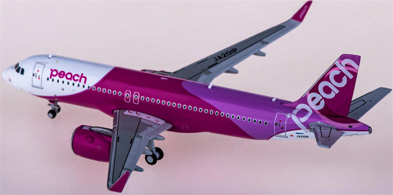 JC Wings Peach Aviation Airbus A320neo JA201P 1:400 Diecast Model view 2