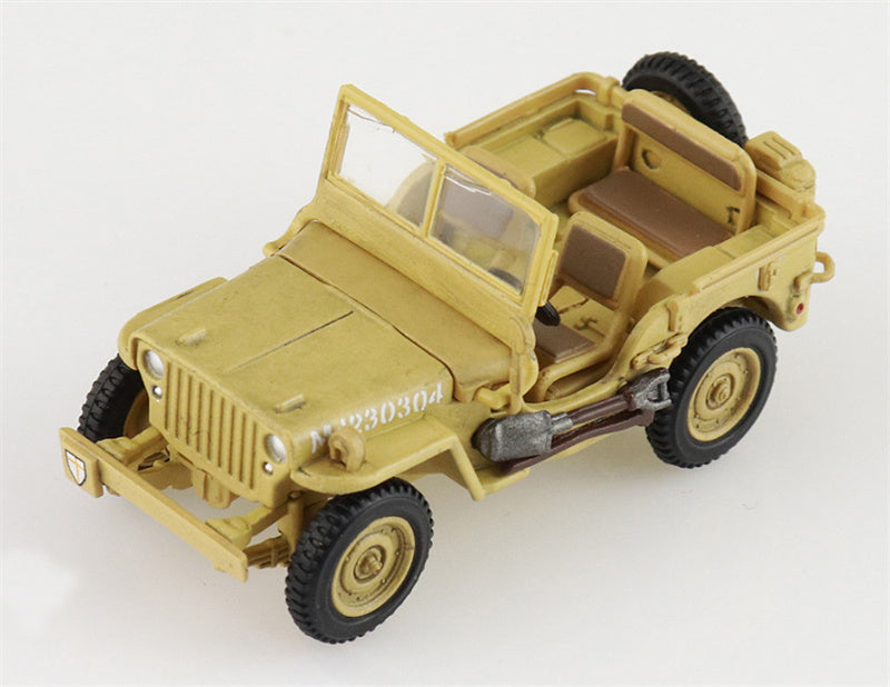 HOBBY MASTER US 1/4 ton Military Vehicle British 8th Army 1943 Gen. Bernard Montgomery 1:72 Tank Pre-built Model