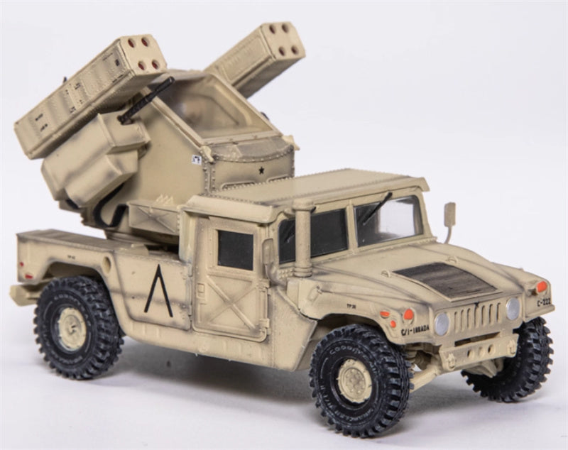 T-MODEL Hummer Air Defense System Frontline Area Air Defense US Saudi Arabia 1991 1:72 Tank Pre-built Model