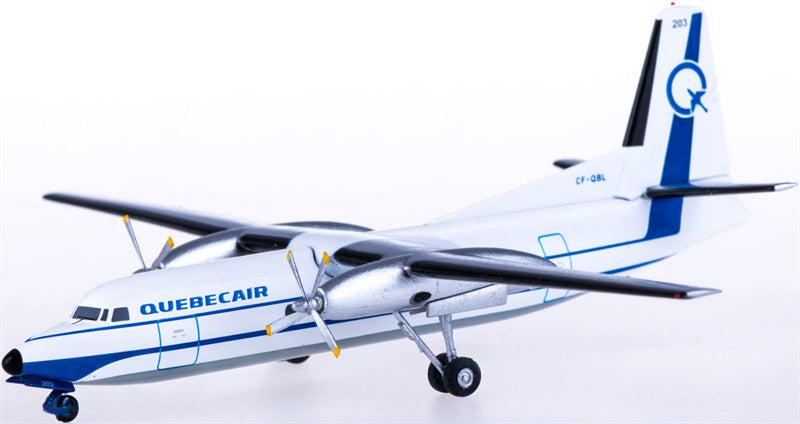 AeroClassics Quebecair Fokker F-27 CF-QBL 1:200 Diecast Model view 1