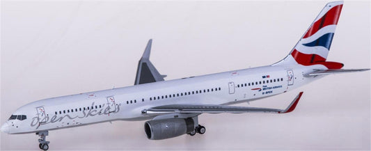 NG Models British Airways for Boeing 757-200 G-BPEK 1:400 Airplane Pre-built  Airliner Model Display