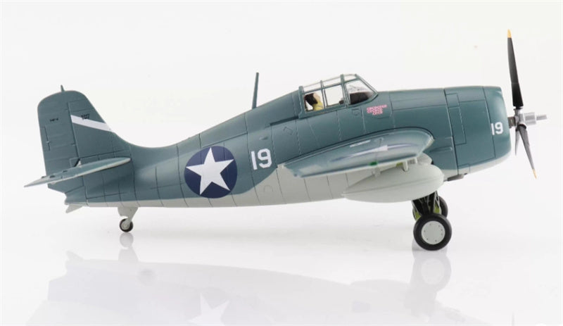 HOBBY MASTER F4F-4 Battle of Santa Cruz white 19 Lt. Swede Vejtasa VF-10 USS Enterprise Oct 1942 1:48 Airplane Pre-built Model