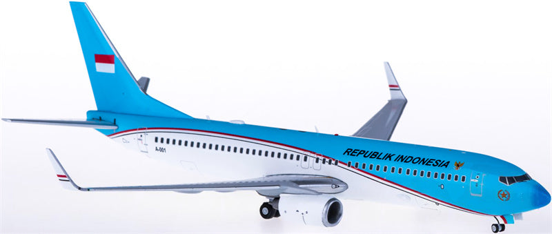 JC Wings Indonesia Air Force Boeing 737-800 A-001 1:200 Diecast Model view 3