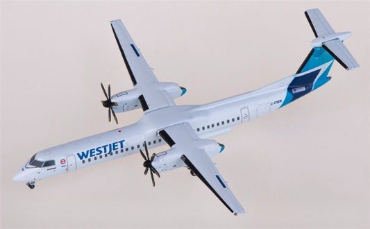 Geminijets WestJet Bombardier Dash 8 Q400 C-FOEN 1:400 Diecast Model view 1