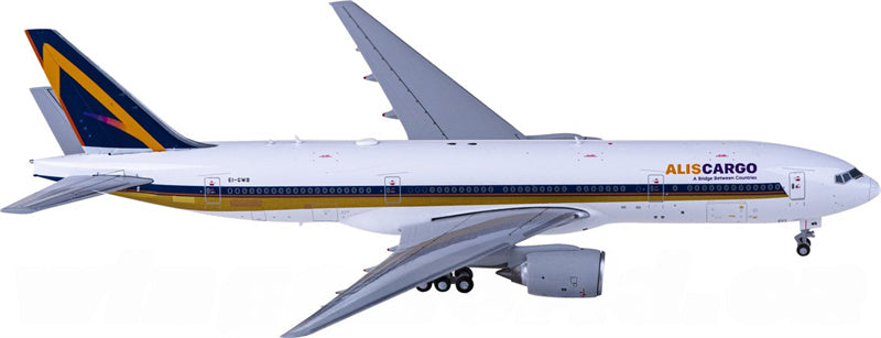 JC Wings AlisCargo Airlines Boeing 777-200ER EI-GWB 1:400 Diecast Model view 3