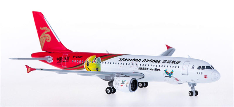 Phoenix Shenzhen Airlines Airbus A320 B-6565 Start Here 1:400 Diecast Model view 4