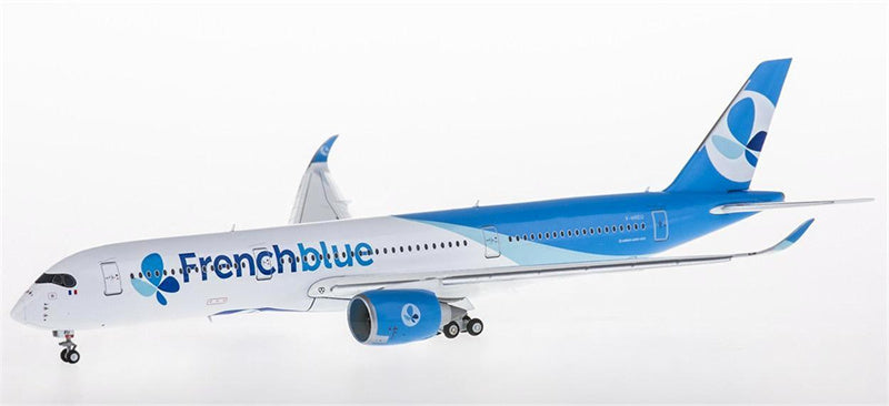 JC Wings French Blue Airbus A350-900 F-HREU Flaps Down 1:400 Diecast Model view 1