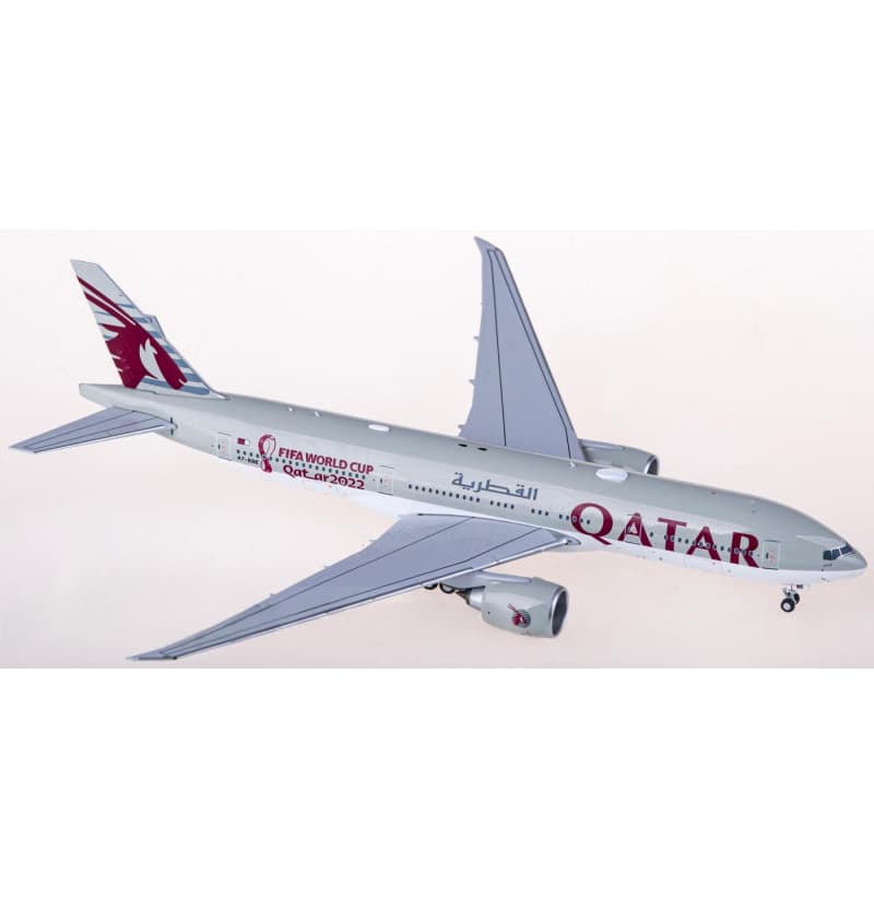 NG Models Qatar Boeing 777-200LR A7-BBE 1:400 Aircraft Pre-built  Airliner Model Display