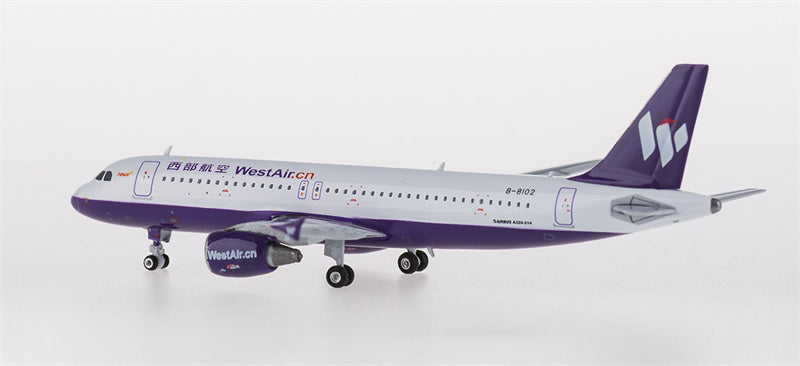 Phoenix WestAir Airbus A320 B-8102 1:400 Diecast Model view 1