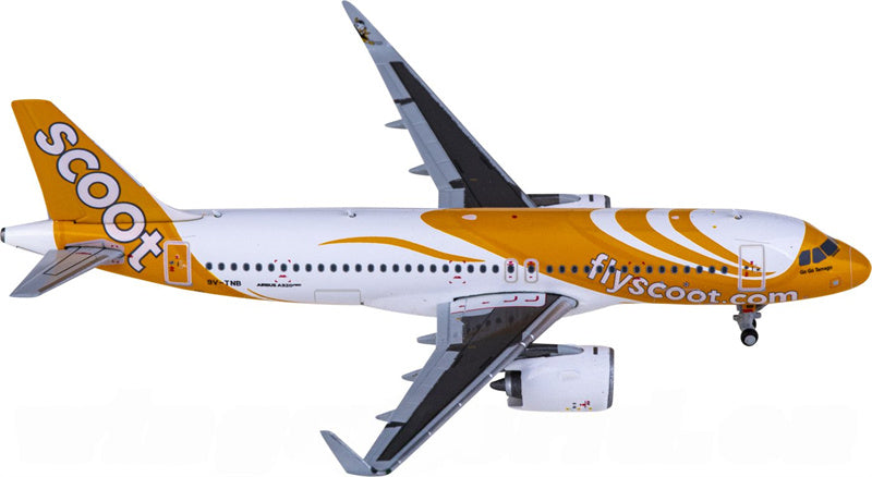 JC Wings Scoot Airbus A320neo 9V-TNB 1:400 Diecast Model view 1