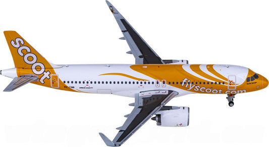 JC Wings Scoot Airbus A320neo 9V-TNB 1:400 Diecast Model view 1