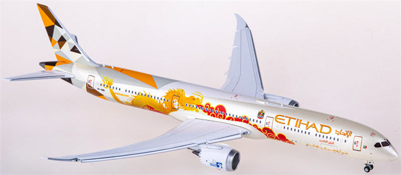 JC Wings Etihad Airways Boeing 787-10 Dreamliner A6-BMD Flaps Down 1:400 Diecast Model view 1