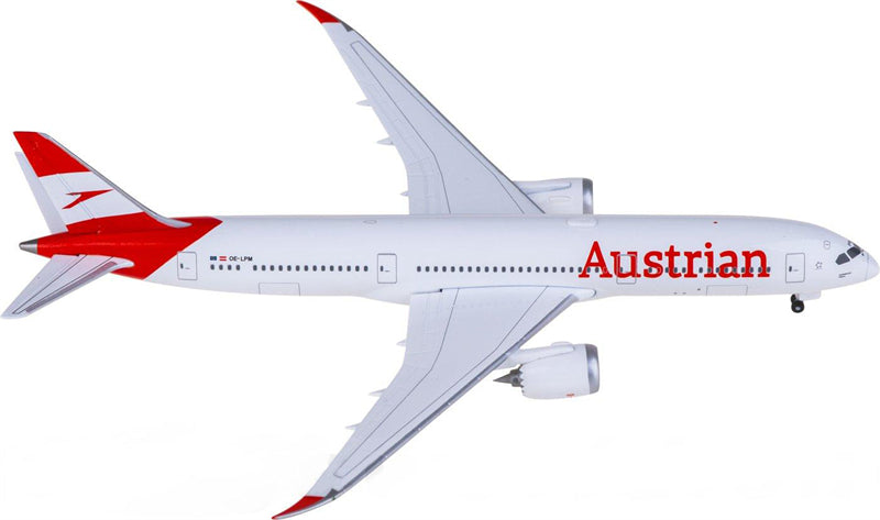 Herpa 1:500 Austrian Airlines Boeing 787-9 Dreamliner OE-LPM Model