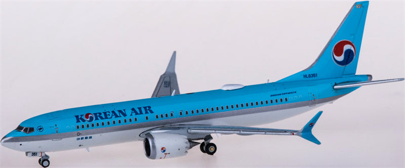 JC Wings Korean Air Boeing 737 MAX 8 HL8351 1:400 Diecast Model view 3
