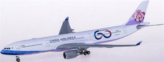 JC Wings China Airlines Airbus A330-300 B-18317 60th 1:400 Diecast Model view 1
