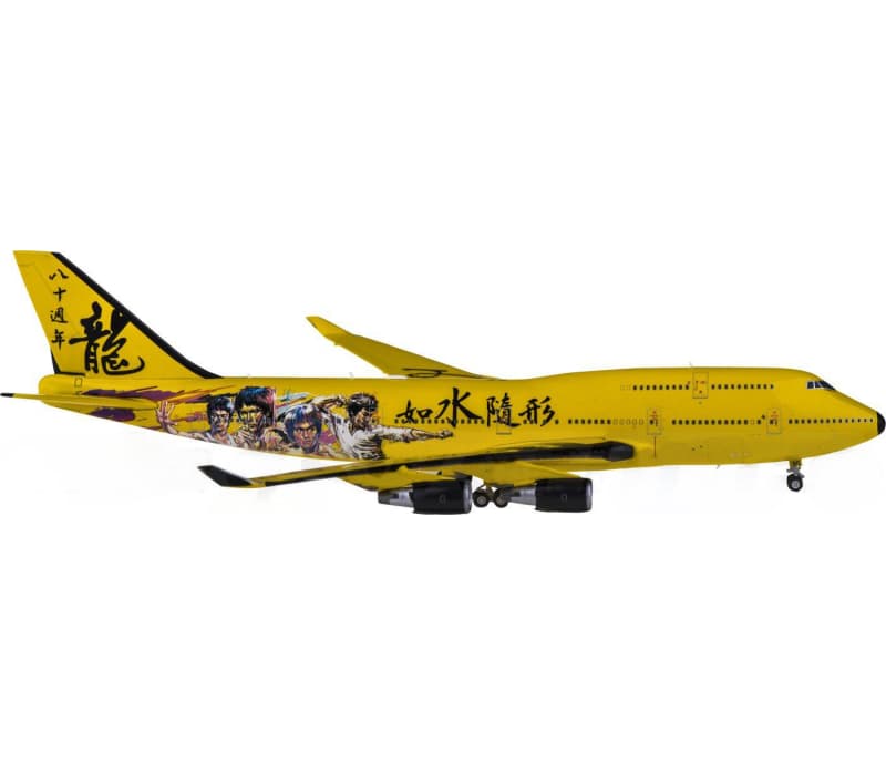 JC Wings Bruce Boeing 747-400 1:400 Aircraft Pre-built  Airliner Model Display