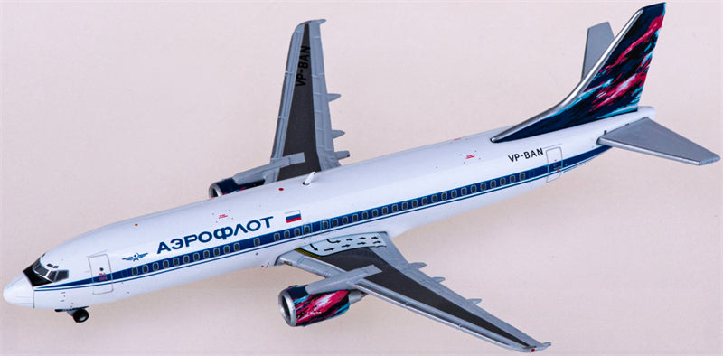 JC Wings Aeroflot Boeing 737-400 VP-BAN 1:400 Diecast Model view 2