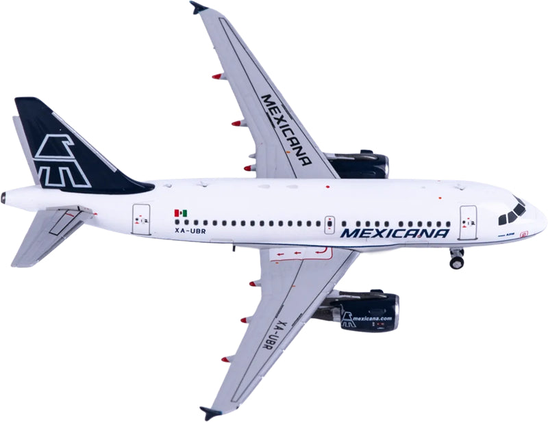 NG Models 1:400 Mexicana Airbus A318-100 XA-UBR  DIECAST Model