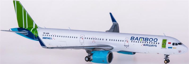 JC Wings Bamboo Airways Airbus A321neo VN-A591 1:400 Diecast Model view 1