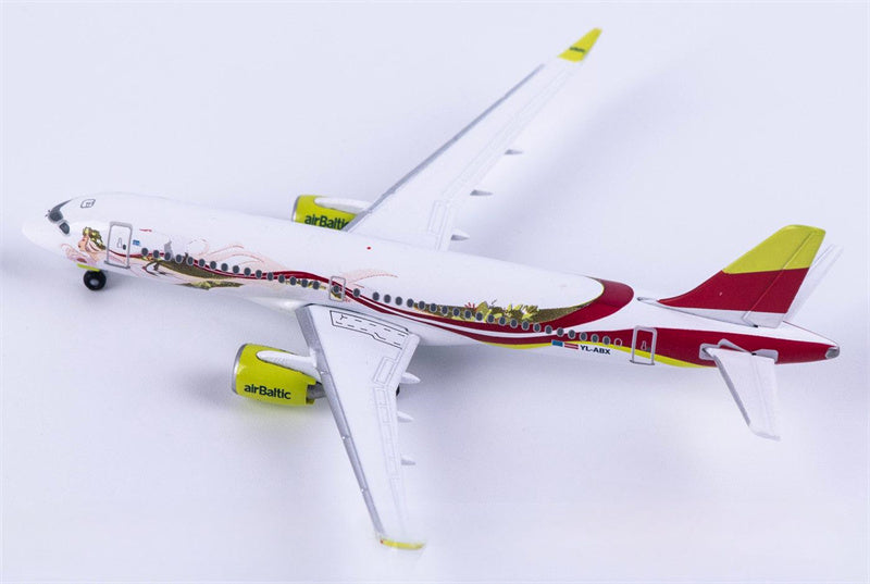 Herpa AirBaltic Airbus A220-300 YL-ABX 1:500 Diecast Model view 4