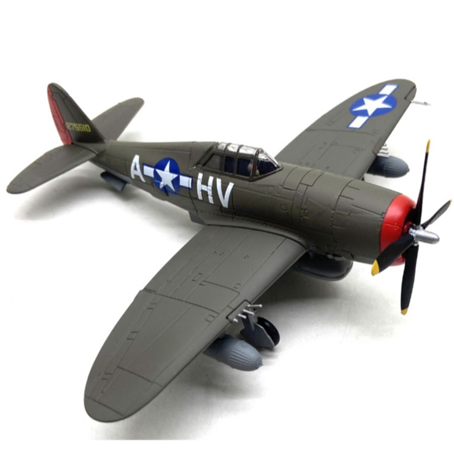 FLOZ US P-47 Thunderbolt fighter jet 1:72 Aircraft Pre-built Model