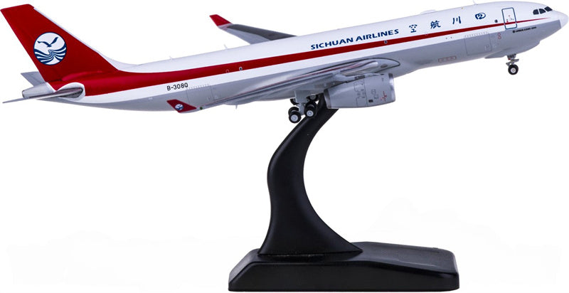 JC Wings Sichuan Airlines Airbus A330-200F B-308Q 1:400 Diecast Model view 3