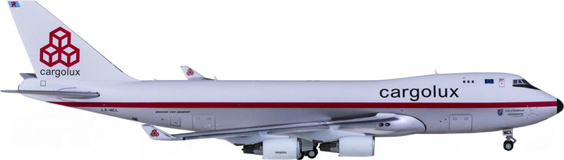 Geminijets Cargolux Boeing 747-400ERF LX-NCL 1:400 Diecast Model view 1