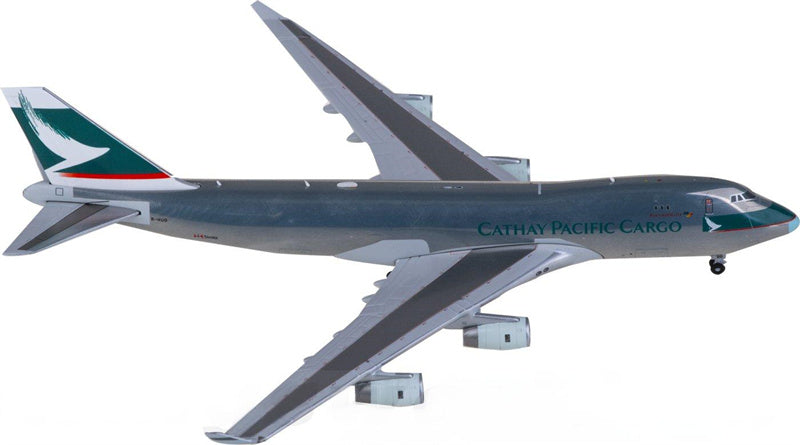 JC Wings Cathay Pacific Cargo Boeing 747-400F B-HUO 1:400 Aircraft Pre-built  Airliner Model Display