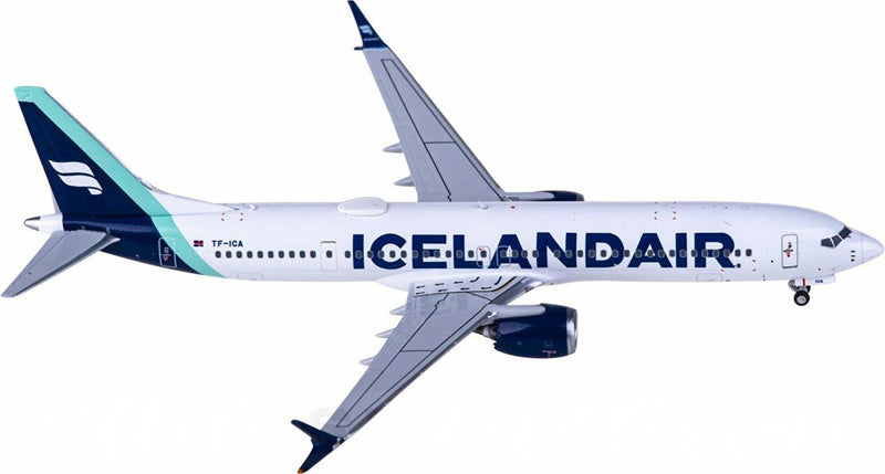 NG Models Icelandair Boeing 737 MAX 9 TF-ICA 1:400 Diecast Model view 2