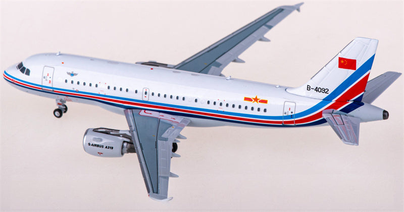 NG Models PLAAF for Airbus A319 B-4092 1:400 Airplane Pre-built  Airliner Model Display