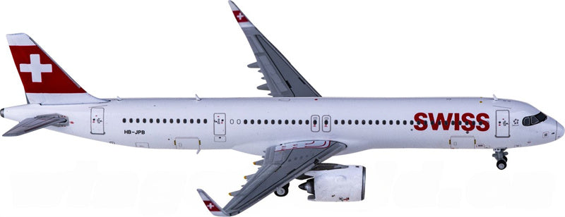 JC Wings Swiss Airbus A321neo HB-JPB 1:400 Diecast Model view 1