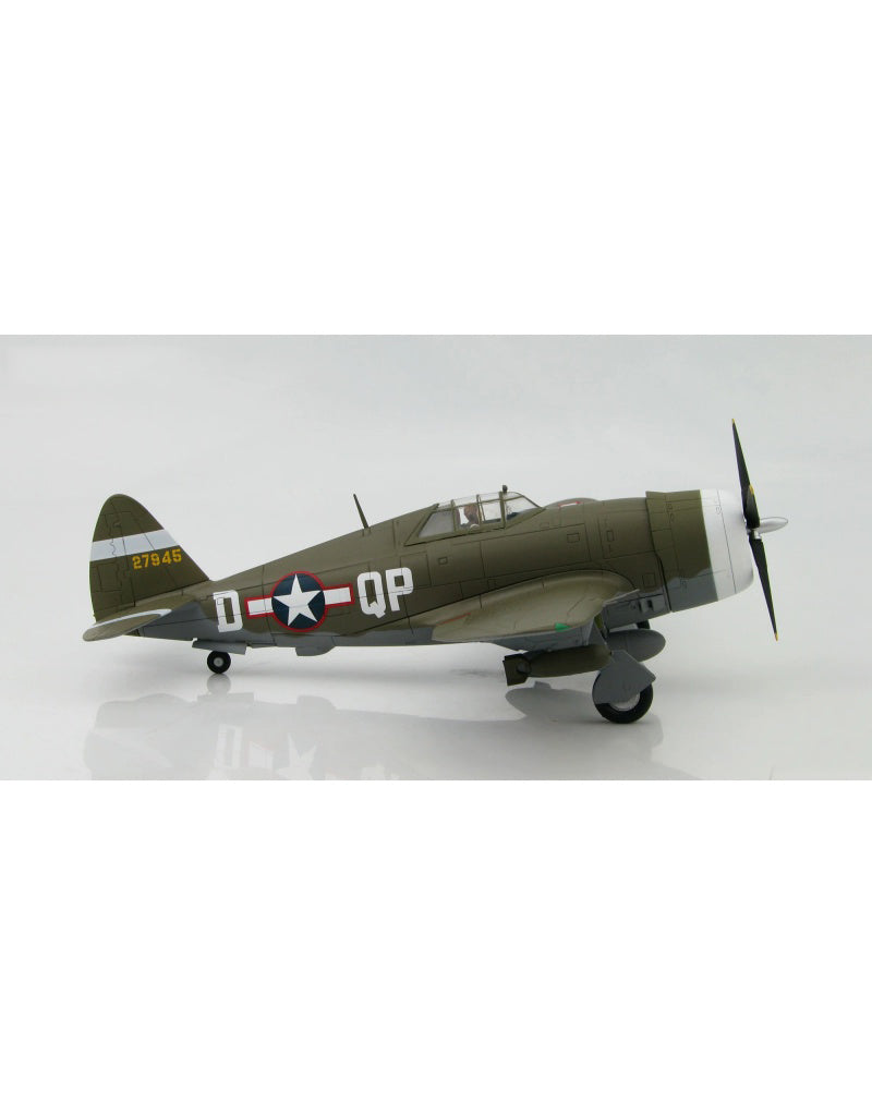 HOBBY MASTER USAAF P-47D 334th FS/4th FG 1:48 Model 1943 Steve Pisanos Signature Edition Miss Plainfield 42-7945