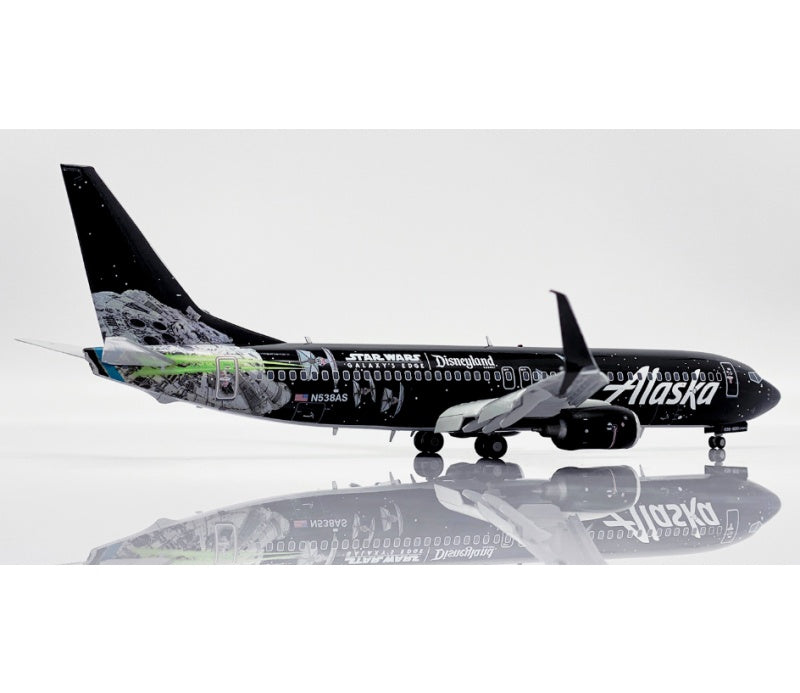 JC Wings 1:200 Alaska Airlines B737-800 N538AS Flaps down DIECAST Model
