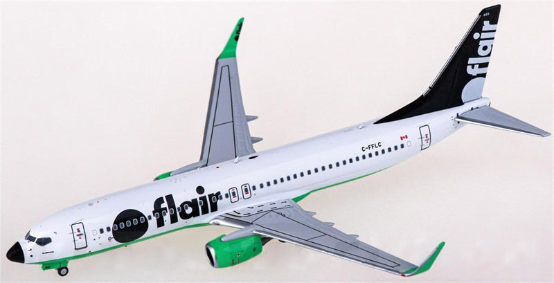 NG Models Flair Airlines Boeing 737-800 C-FFLC 1:400 Diecast Model view 1