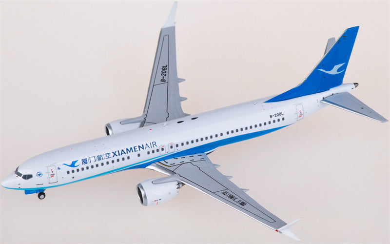 NG Models XiamenAir Boeing 737 MAX 8 B-208L 1:400 Diecast Model view 2