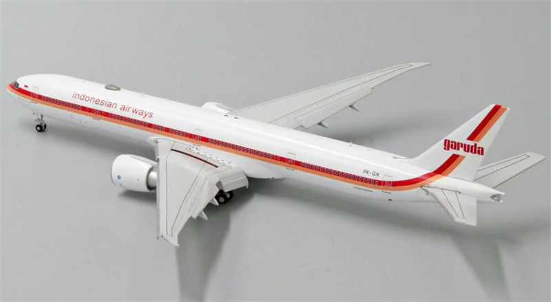 JC Wings 1:400 Garuda Indonesia Boeing 777-300ER PK-GIK Flaps down DIECAST Model