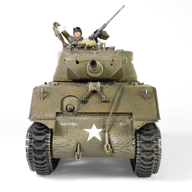 Metal Proud US medium tank Sherman M4A3E2 (75) Jumbo Cobra King 1:32 Tank Pre-built Model