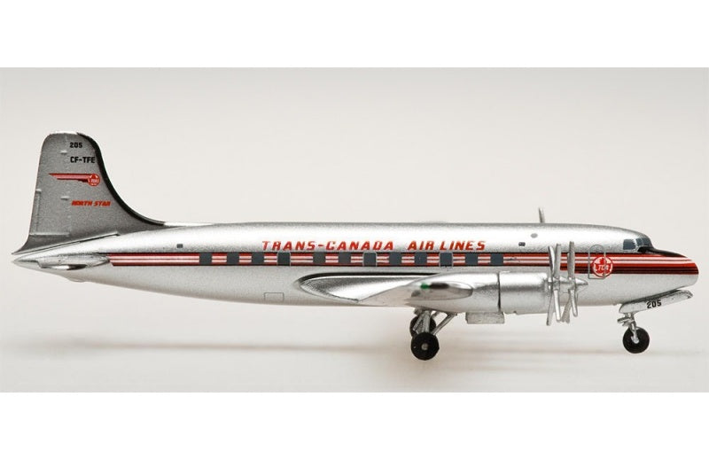 AeroClassics Trans Canada Airlines DC-4-M2 CF-TFE 1:400 Aircraft Pre-built  Airliner Model Display