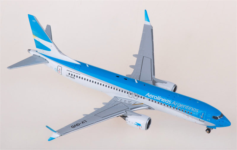 JC Wings Aerolineas Argentinas Boeing 737 MAX 8 LV-GVD 1:400 Diecast Model view 3