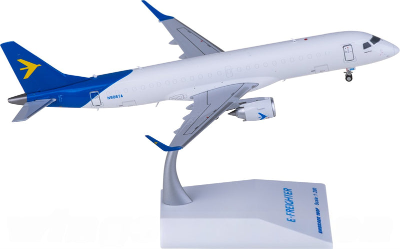 JC Wings E-Freighter for Embraer ERJ-190F N986TA 1:200 Airplane Pre-built Airliner Model Display