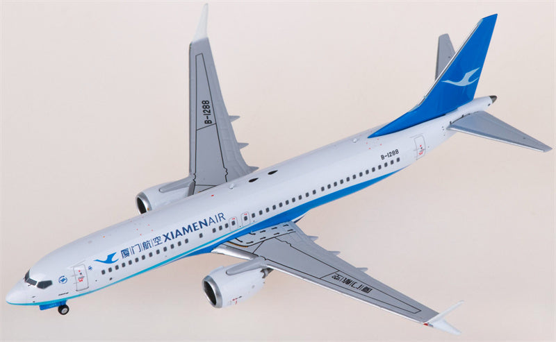 NG Models XiamenAir Boeing 737 MAX 8 B-1288 1:400 Diecast Model view 2