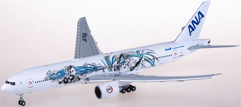 JC Wings ANA Boeing 777-200ER JA745A Flaps Down 1:200 Diecast Model view 1
