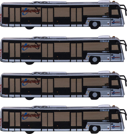 Fantasy Wings Hamburg Airport Bus Set 1:400 Accessory Pre-built  Airliner Model Display