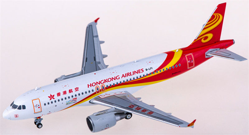 JC Wings Hong Kong Airlines Airbus A320 B-LPI 1:400 Diecast Model view 1