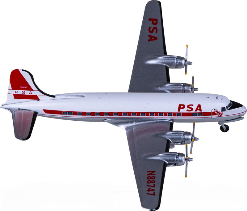 AeroClassics PSA Douglas DC-4 N88747 1:400 Diecast Model view 1