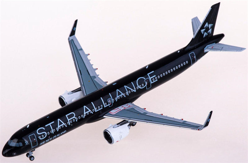 NG Models Air New Zealand for Airbus A321neo ZK-OYB 1:400 Airplane Pre-built Airliner Model Display