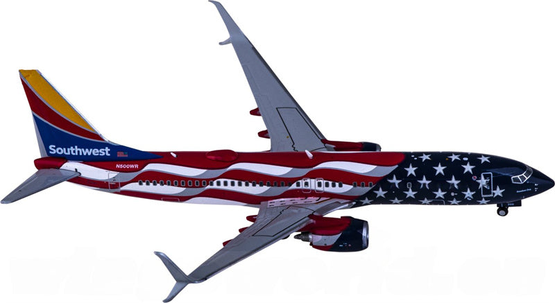 Geminijets Southwest Airlines Boeing 737-800 N500WR Freedom One 1:400 Diecast Model view 2